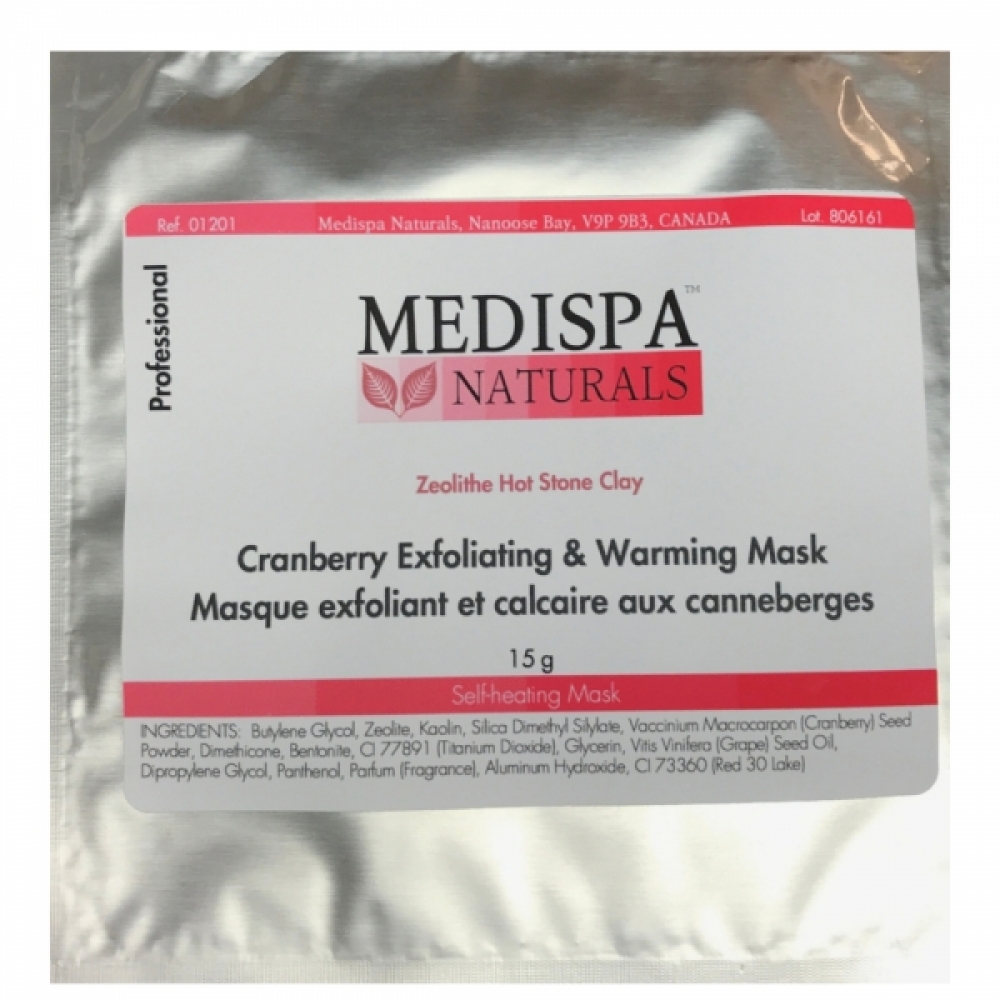 Heating  Exfoliating Cranberry Mask now in airless pump