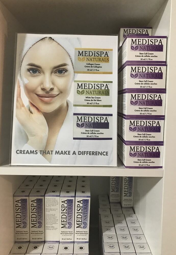 Acrylic Counter Display with poster