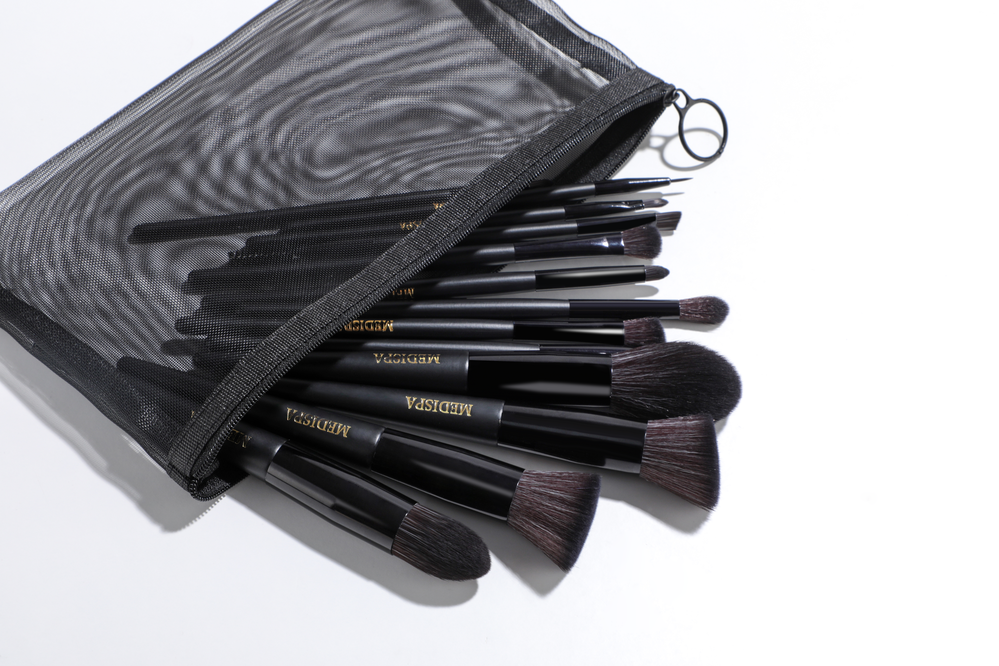 Professional brush set with bag